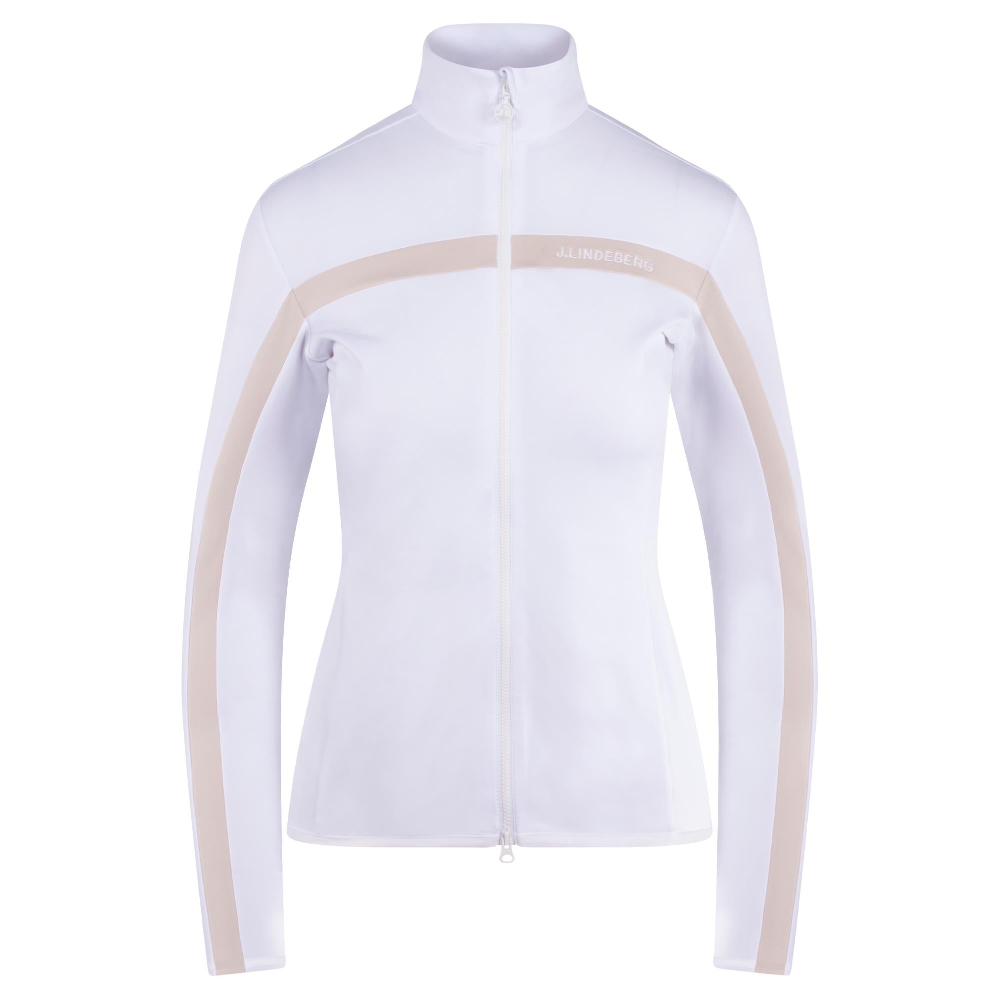 J Lindeberg Seasonal Janice Ladies Golf Mid Layer White